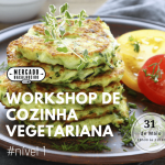 Workshop de cozinha vegetariana nível 1