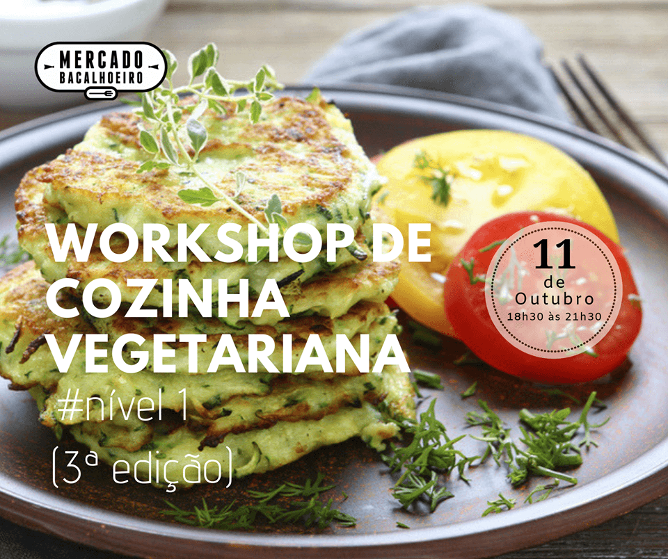 Workshop de cozinha vegetariana nível 1 (3ª Edição)