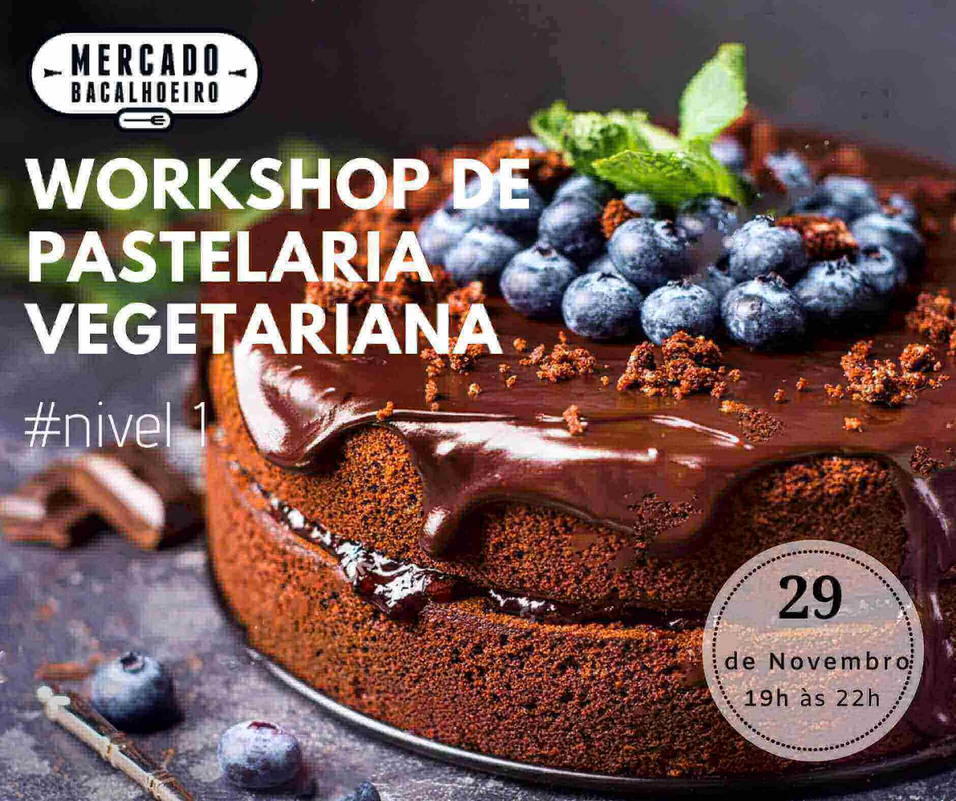 Workshop de pastelaria vegetariana
